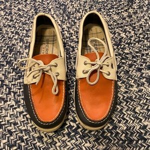 Orange and blue Men’s Sperry’s size 11
